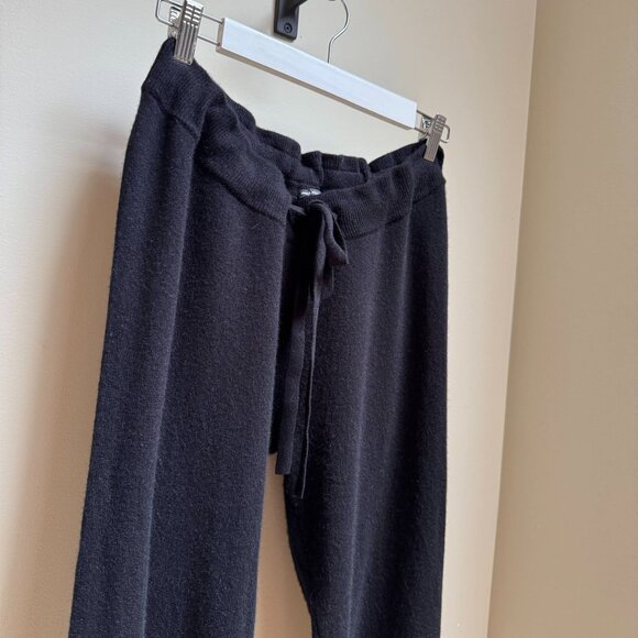 James Perse 100% Cashmere Jogger Pants - Black - Picture 2 of 11